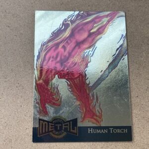 1995 Fleer Metal Marvel Human Torch Blasters #6